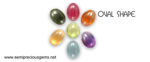 oval shape cabs in gemstones
