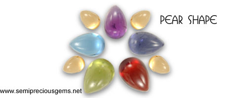 pear shape gems