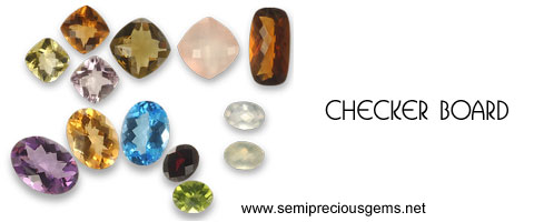 gemstones checker board