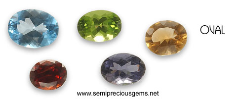 oval shape gems